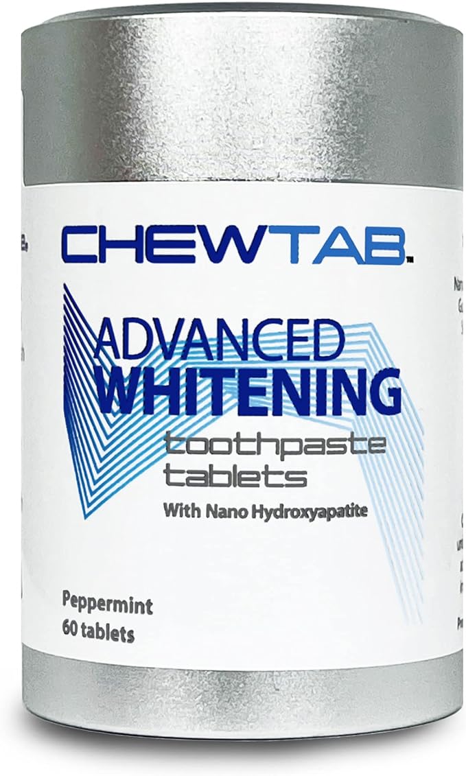 WELdental Chewtab Advanced Whitening Toothpaste Tablets with Nano Hydroxyapatite