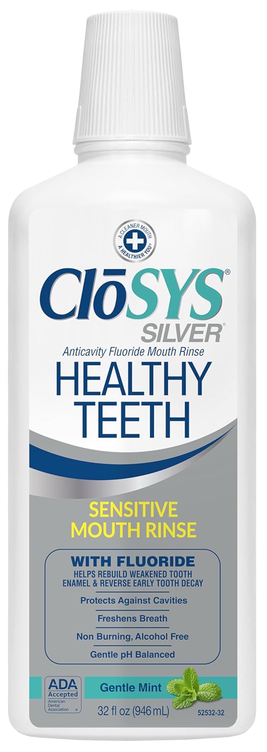 CloSYS Healthy Teeth Anticavity Fluoride Mouth Rinse